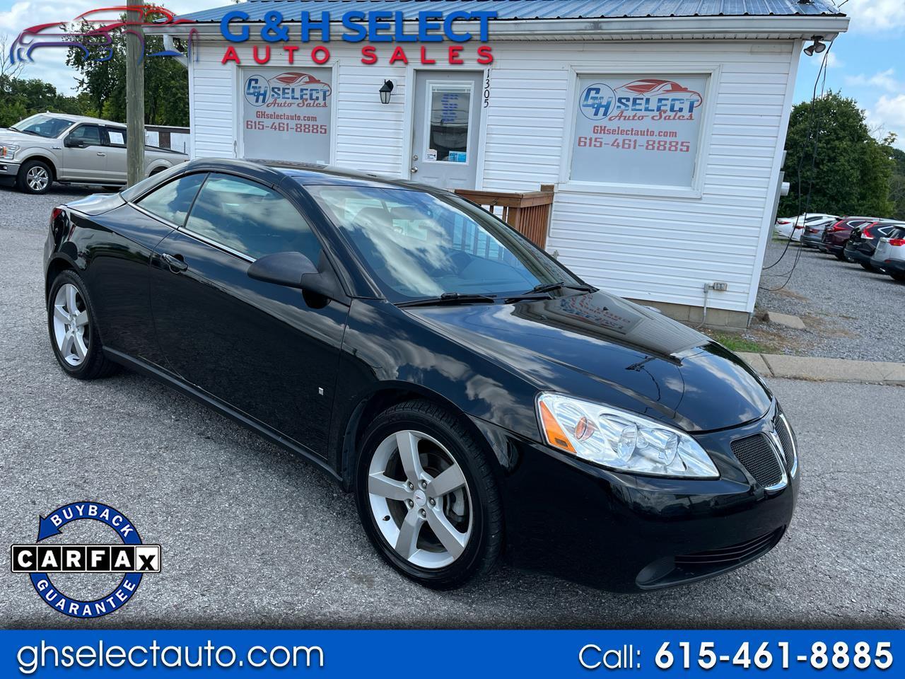 2007 Pontiac G6 2dr Convertible GT