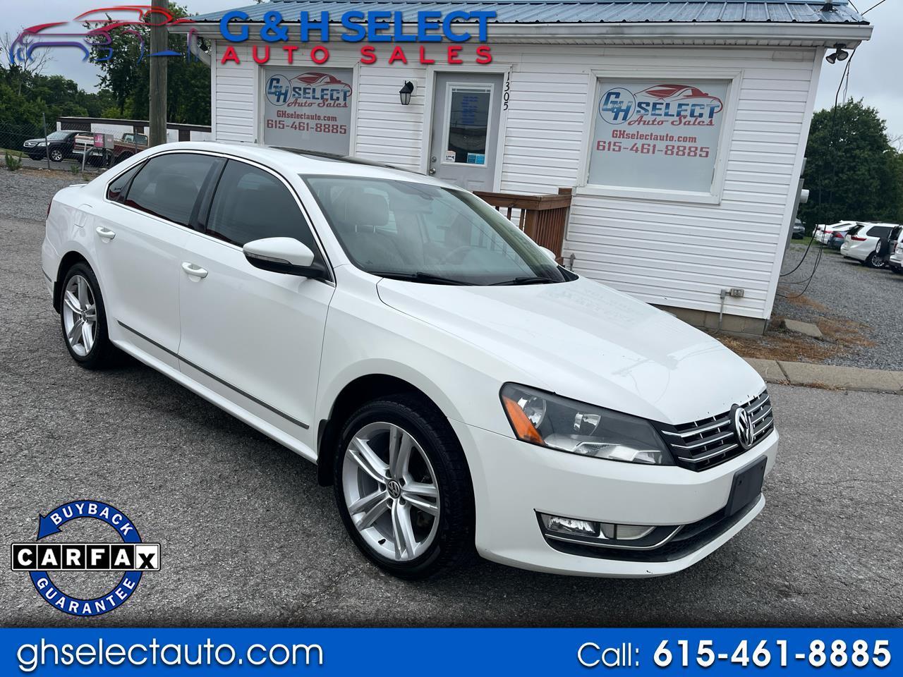 2012 Volkswagen Passat 4dr Sdn 2.0L DSG TDI SEL Premium