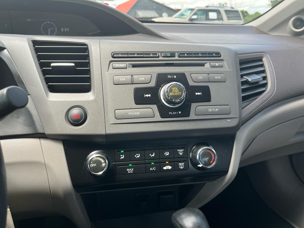 Honda Civic Sdn 4dr Auto EX 2012
