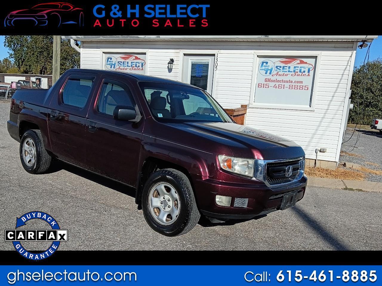2009 Honda Ridgeline 4WD Crew Cab RT