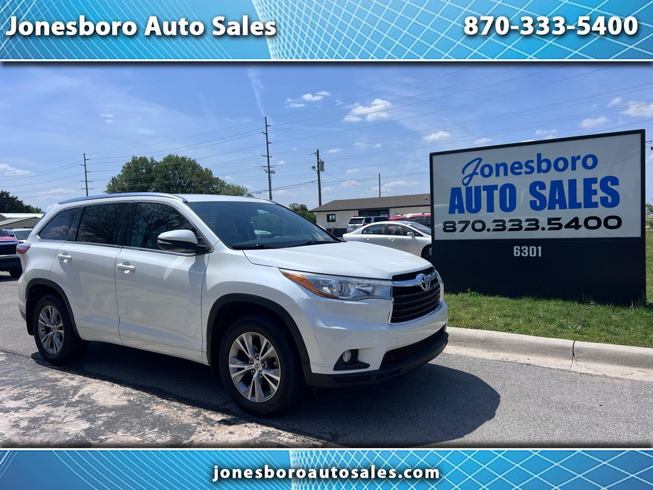 2015 Toyota Highlander XLE AWD V6