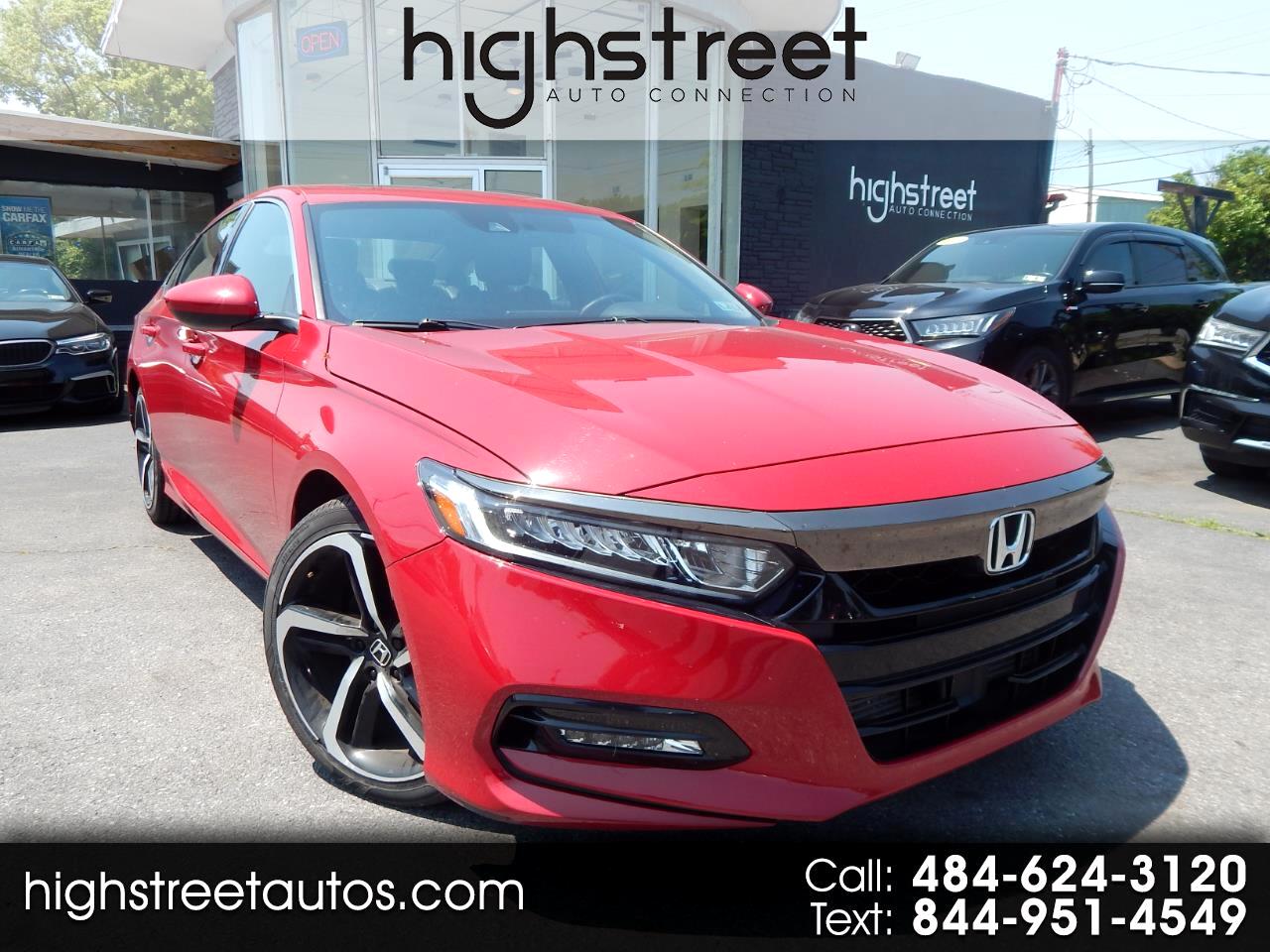 Used 2020 Honda Accord Sedan Sport 2.0T Auto for Sale in Pottstown PA