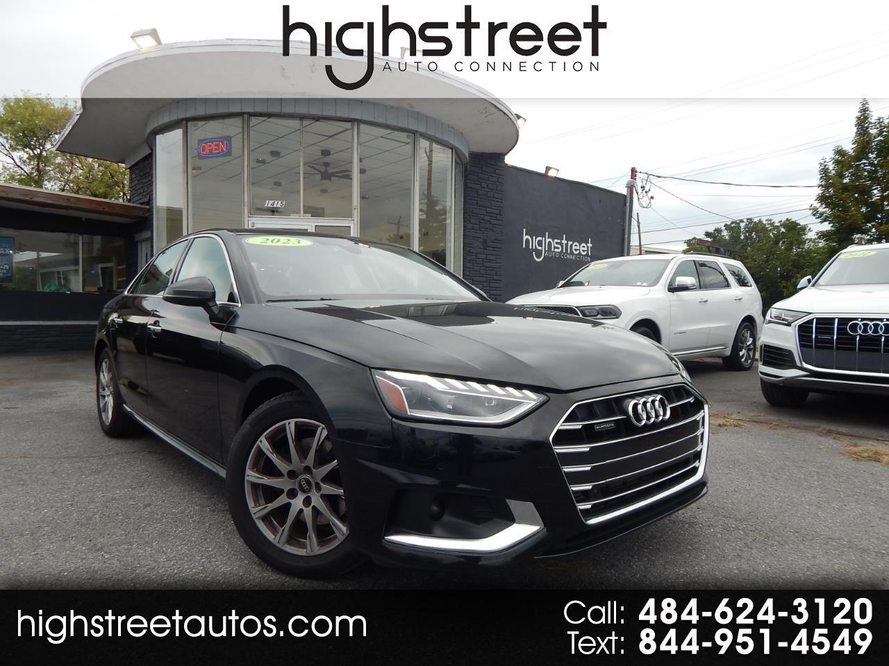 2023 Audi A4 Sedan Premium 40 TFSI quattro