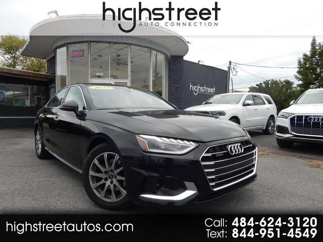 Black 2023 Audi A4 Sedan All-Wheel Drive Automatic