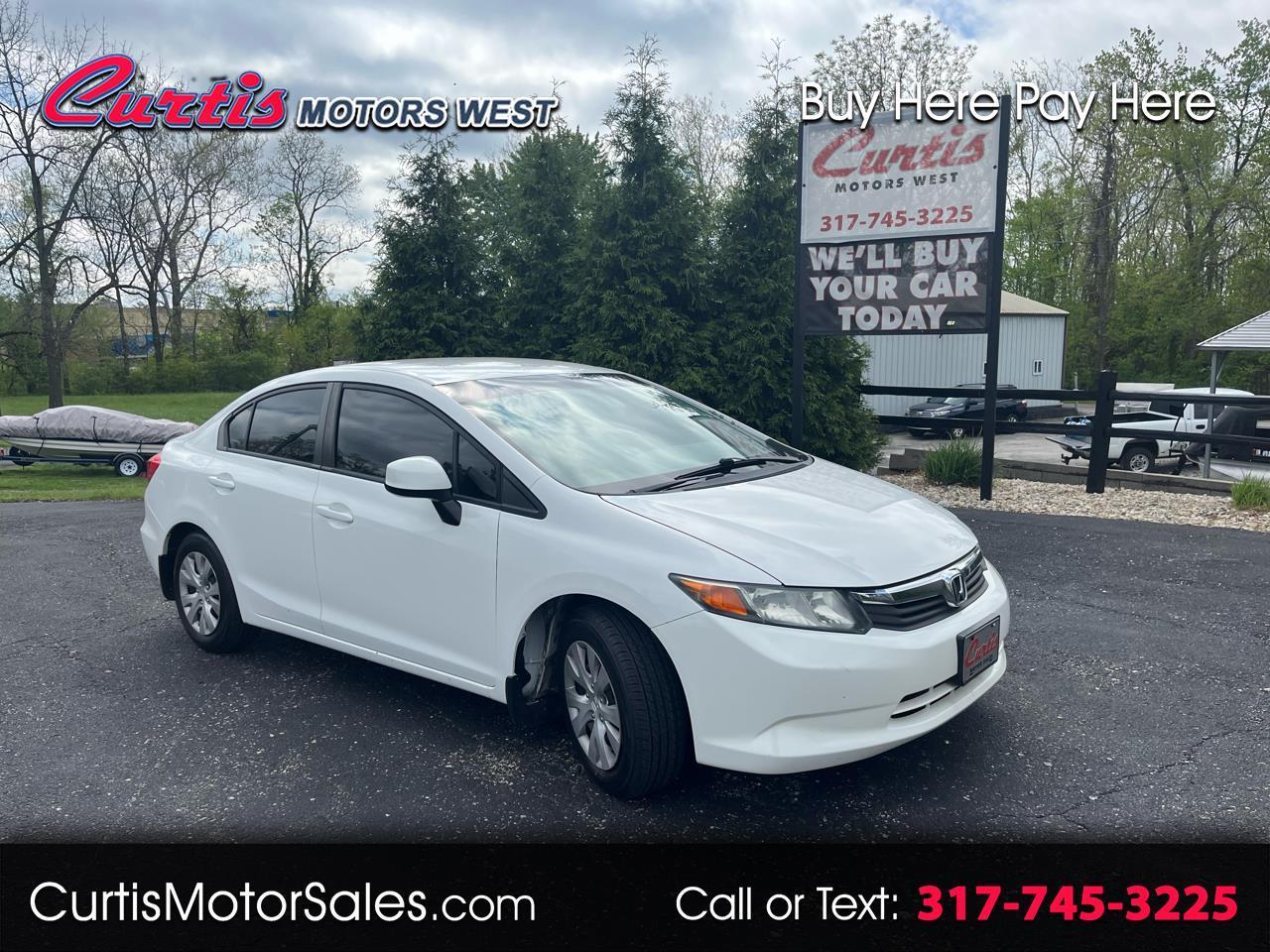 2012 Honda Civic LX Sedan 5-Speed AT