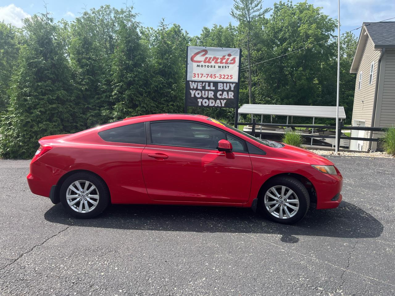 Honda Civic EX Coupe 5-Speed AT 2012