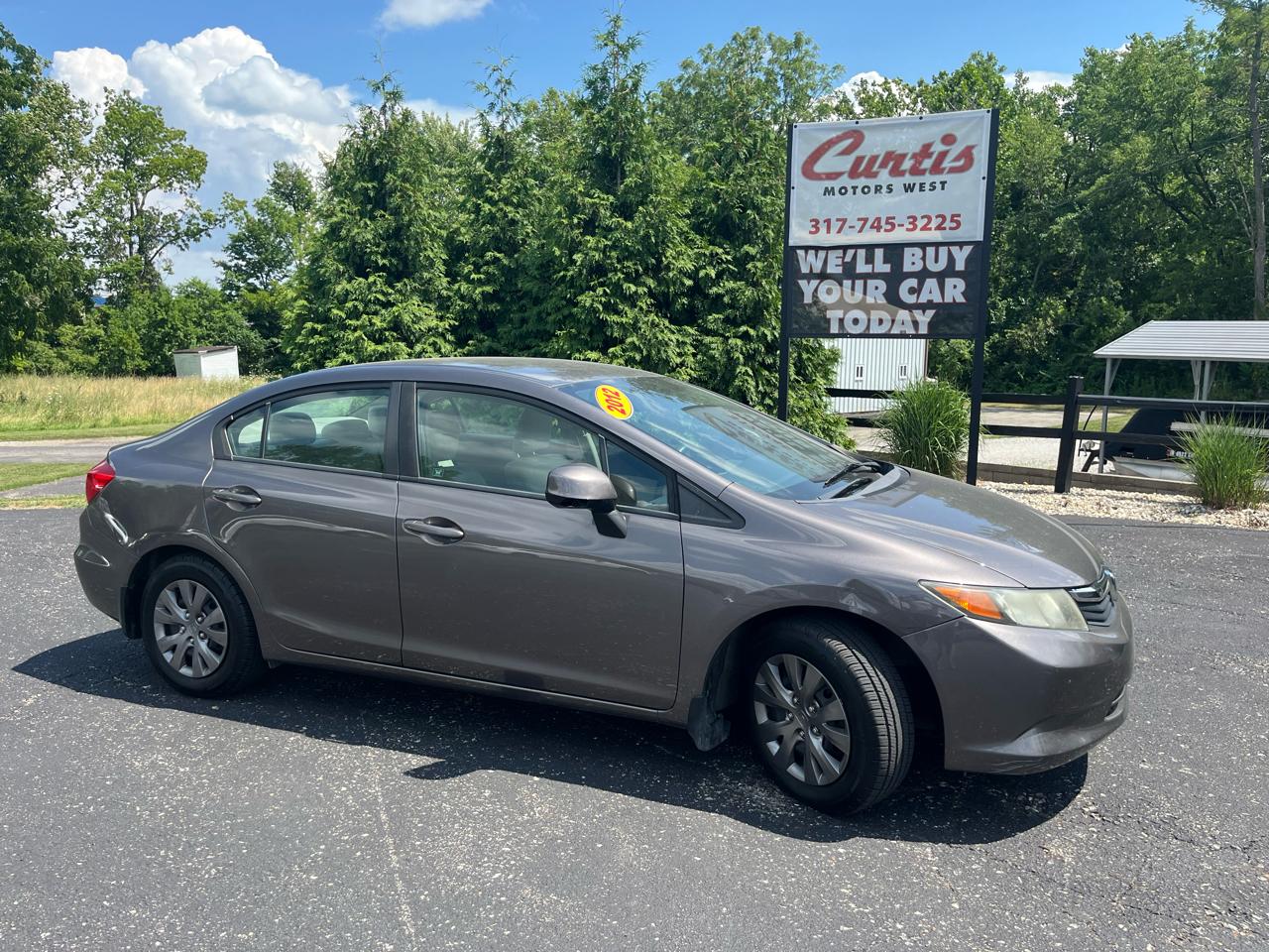 Honda Civic LX Sedan 5-Speed AT 2012