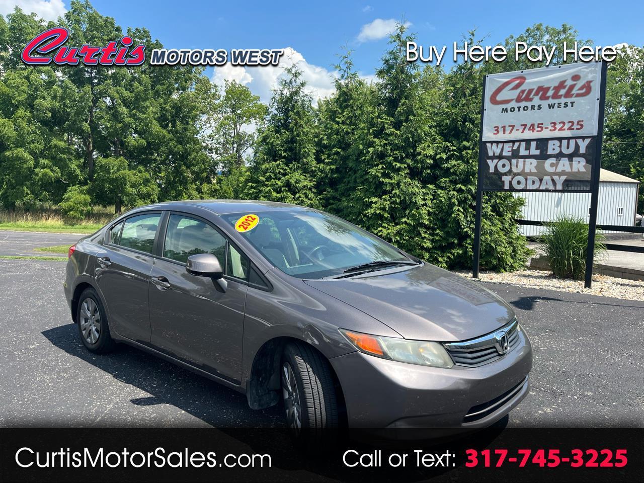 2012 Honda Civic LX Sedan 5-Speed AT