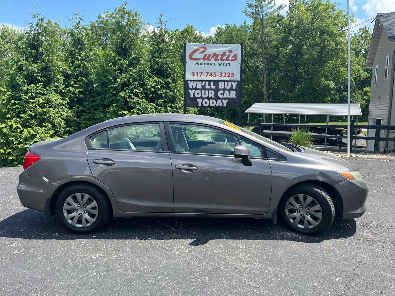 Honda Civic LX Sedan 5-Speed AT 2012