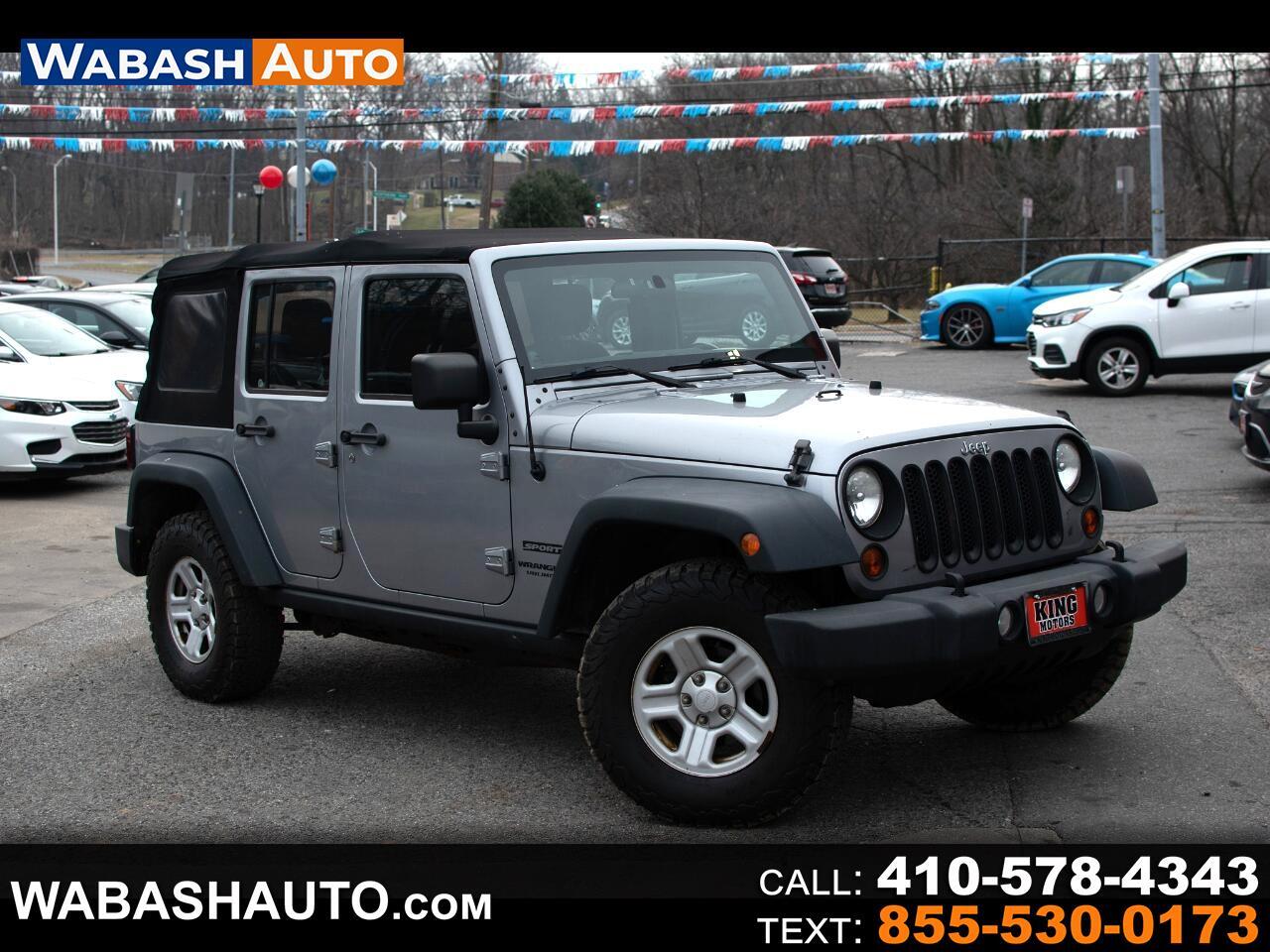 Jeep Wrangler Unlimited 4WD 4dr Sport 2013