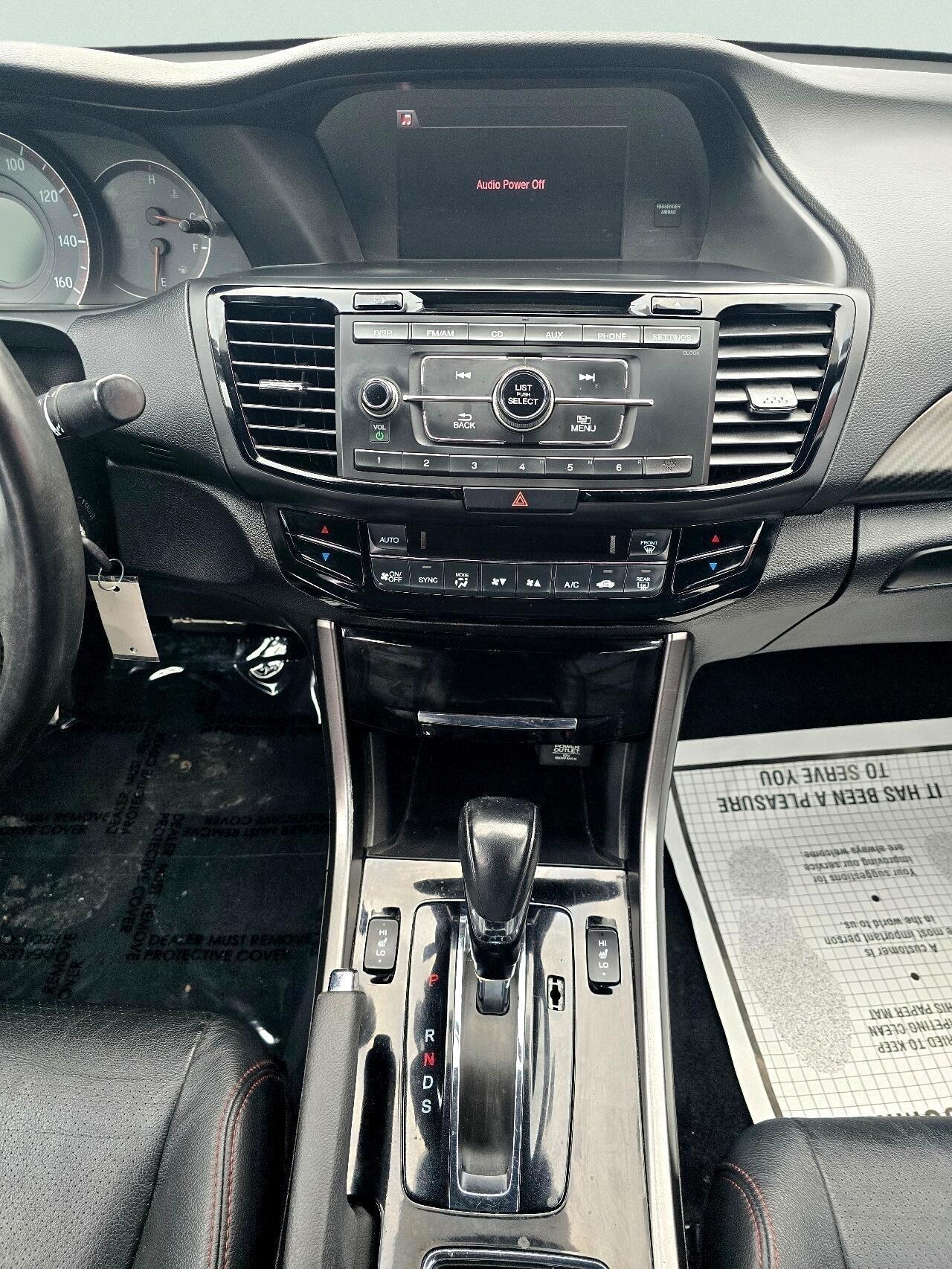 Honda Accord Sedan Sport SE CVT 2017