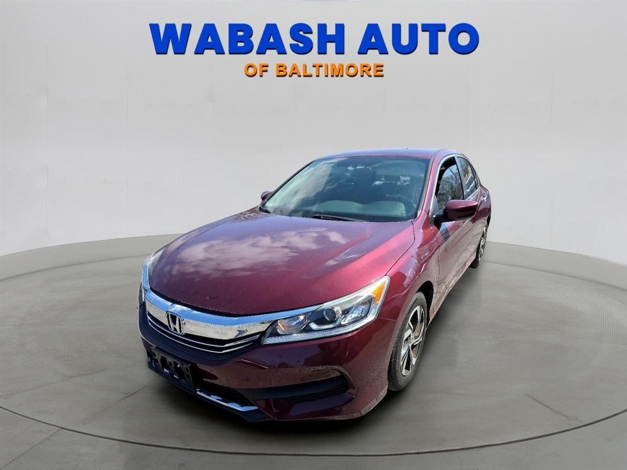 Honda Accord Sedan LX CVT 2017