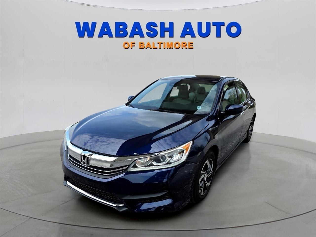 Honda Accord Sedan 4dr I4 CVT LX w/Honda Sensing 2016