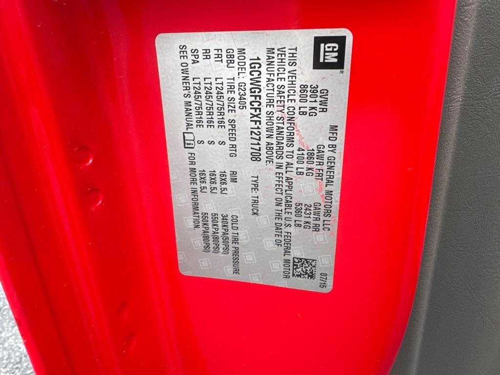 Chevrolet Express 2500 Cargo 2015