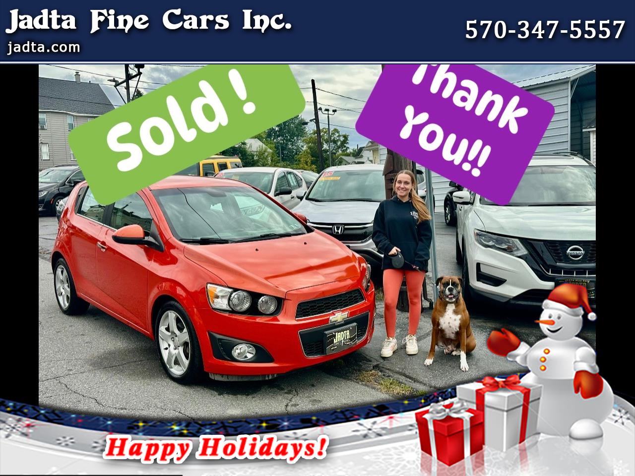 2012 Chevrolet Sonic LTZ 4D Hatchback