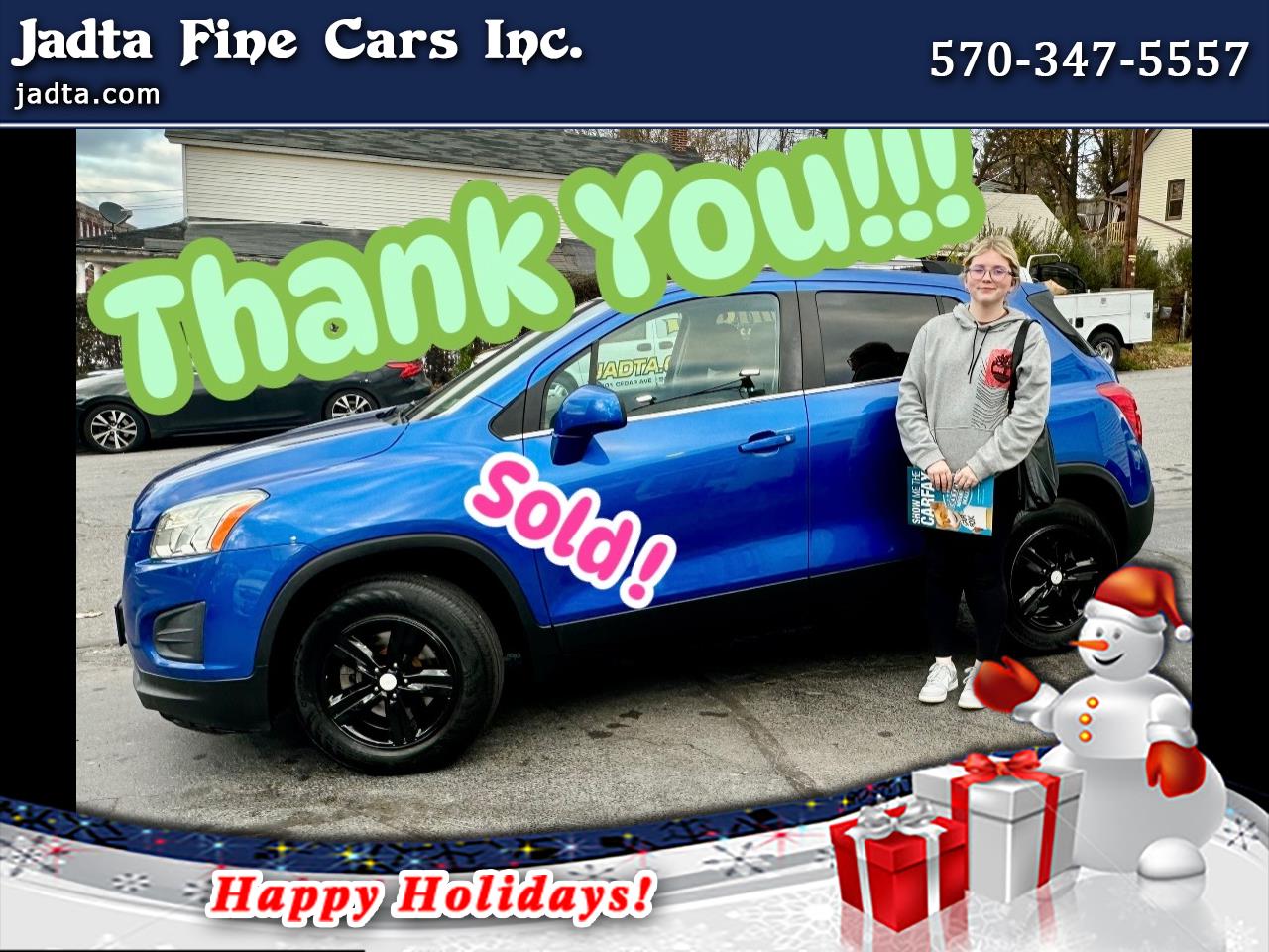 2016 Chevrolet Trax AWD 4dr LT