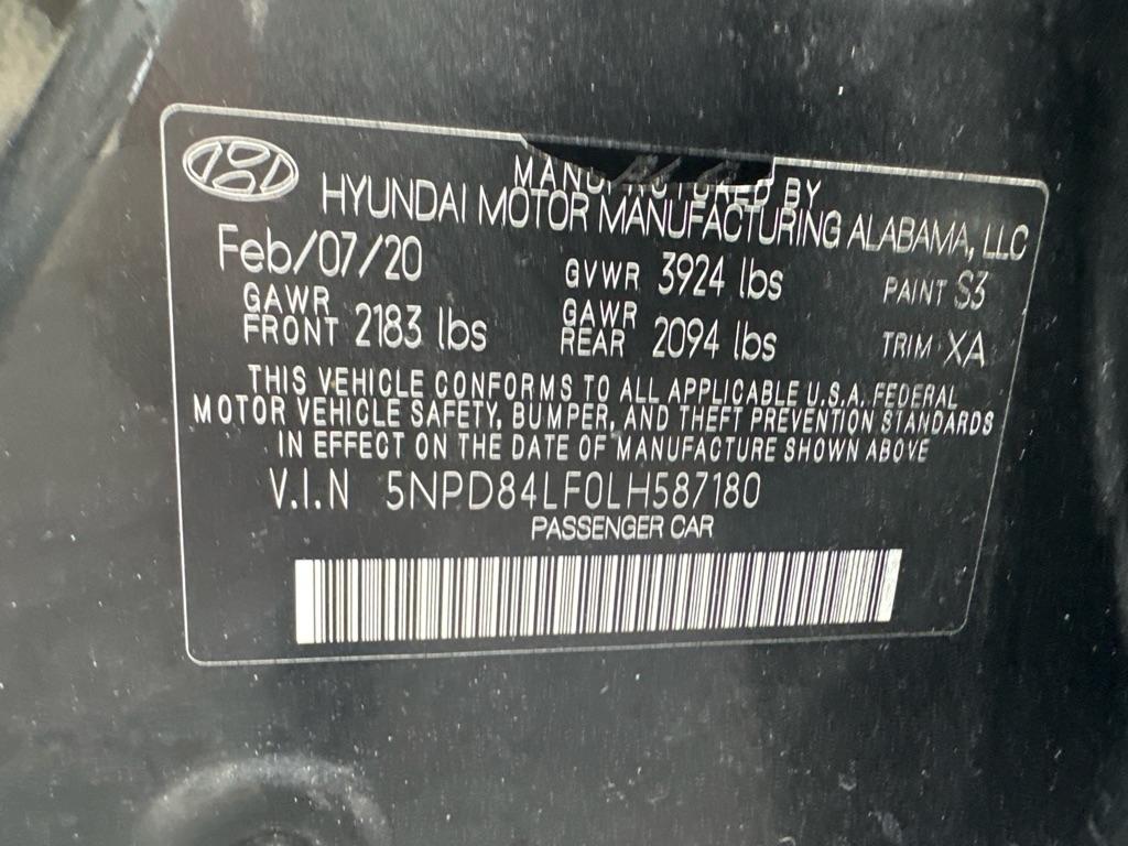 Hyundai Elantra Value Edition 4D Sedan 2020