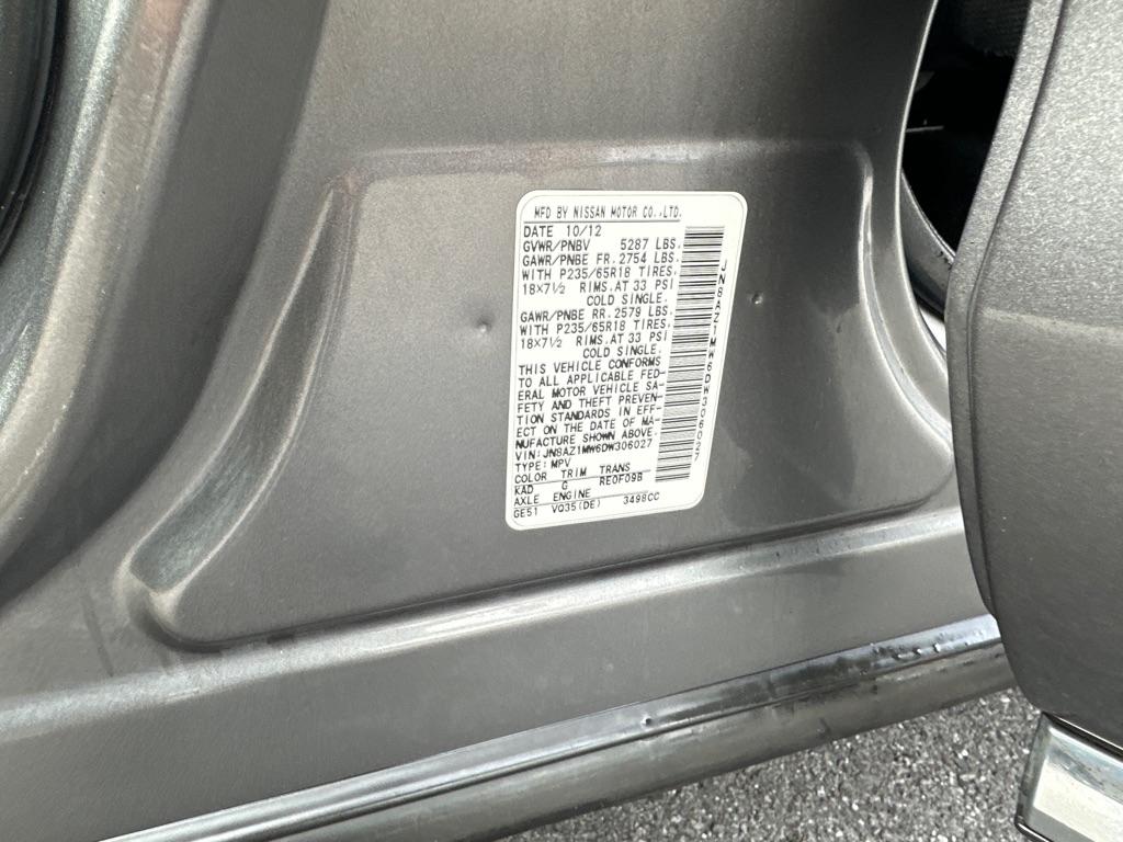 Nissan Murano S 4D SUV AWD 2013