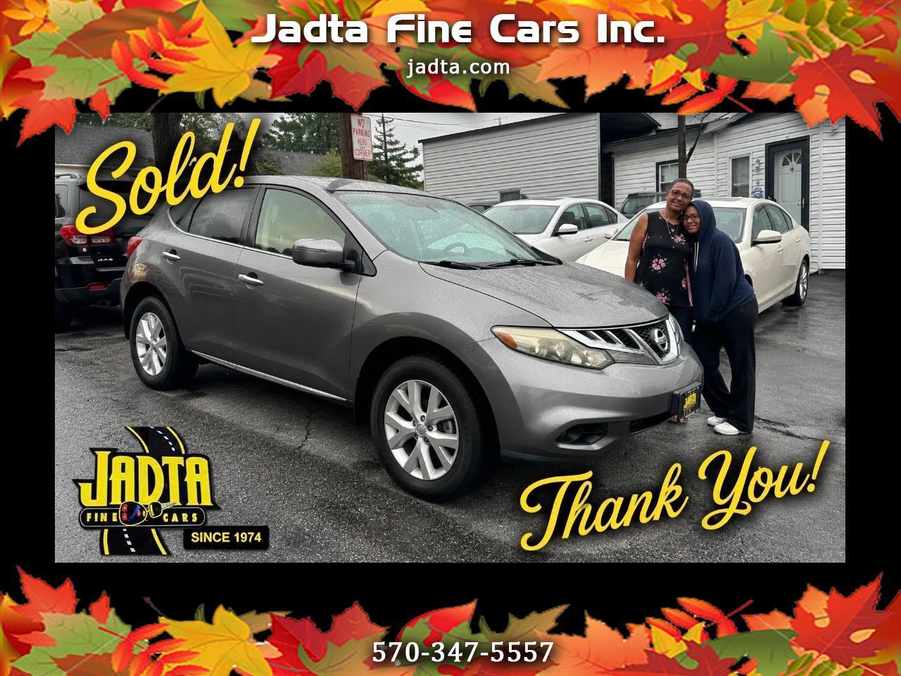 Nissan Murano S 4D SUV AWD 2013