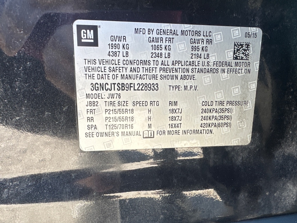 Chevrolet Trax  2015 Chevrolet Trax  2015