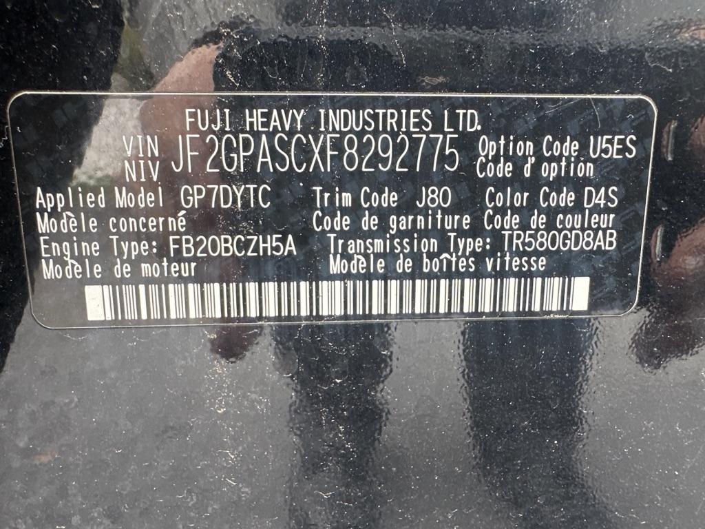 Subaru XV Crosstrek 5dr Auto 2.0i Limited 2015