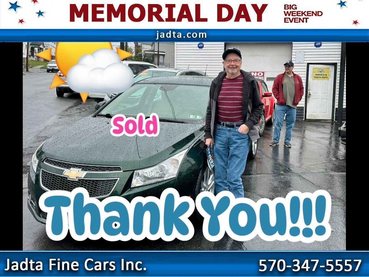 2014 Chevrolet Cruze LTZ 4dr Sedan w/ RS Appearance Pkg