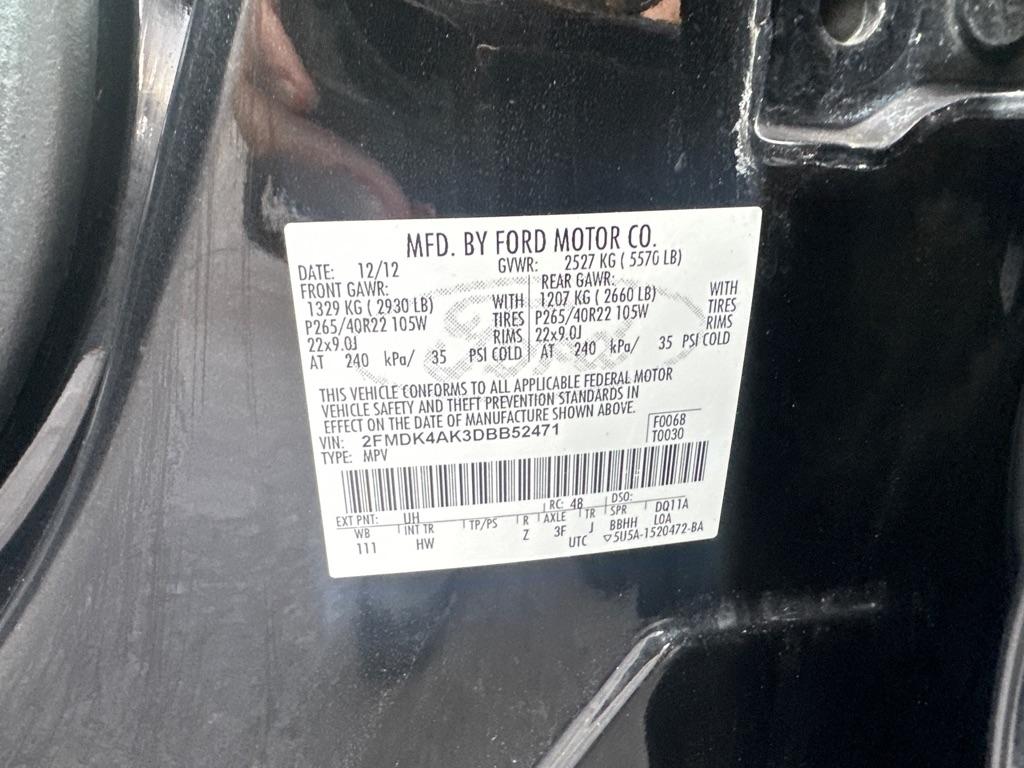 Ford Edge Sport 4D SUV AWD 2013