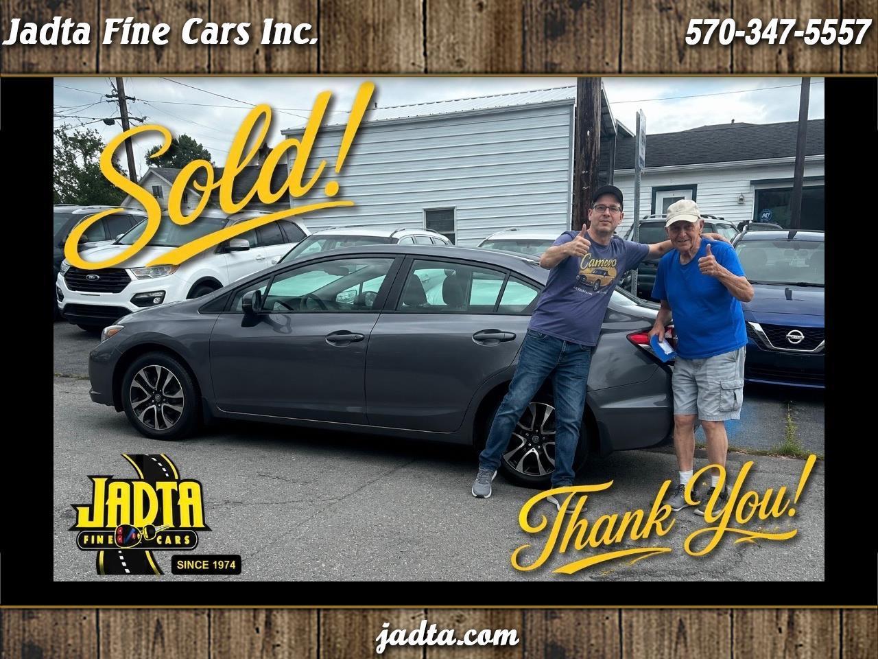 2014 Honda Civic EX Sedan w/ Sunroof