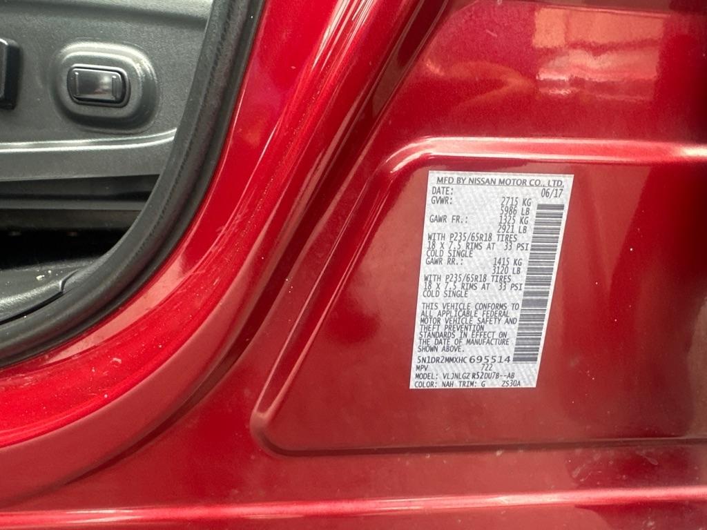 Nissan Pathfinder SL 4D SUV 4X4 2017