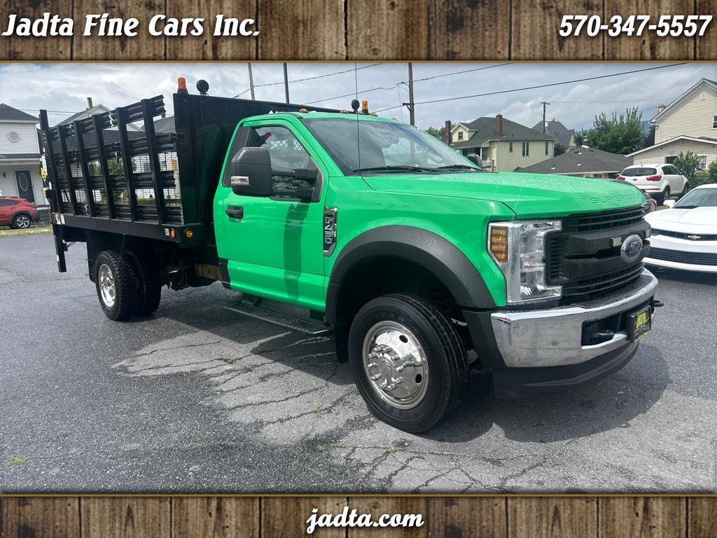 2018 Ford F-450 Super Duty Chassis 4X4 / STAKE BODY / LIFT GATE V-10