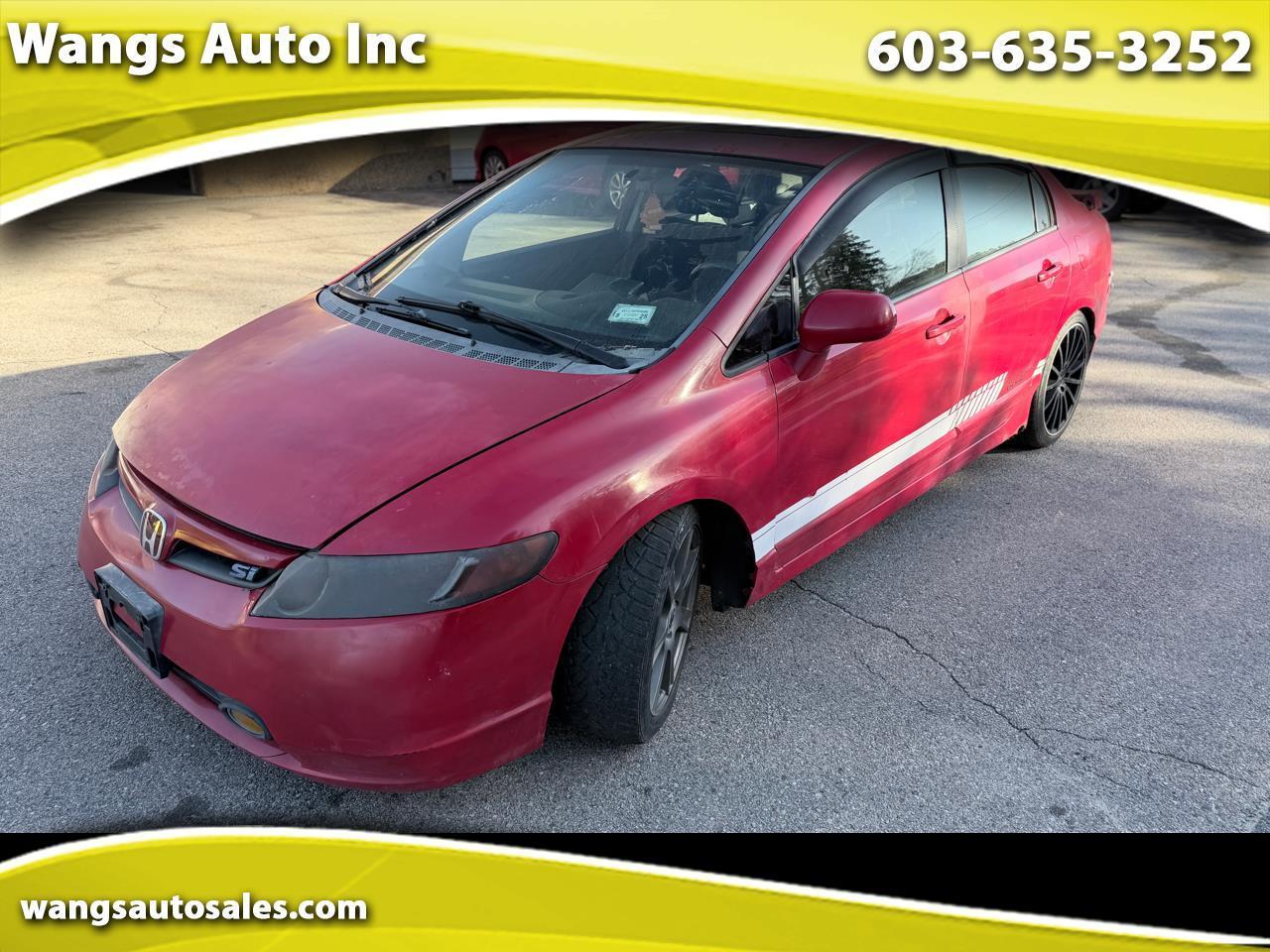 Honda Civic Sdn 4dr Man Si 2008