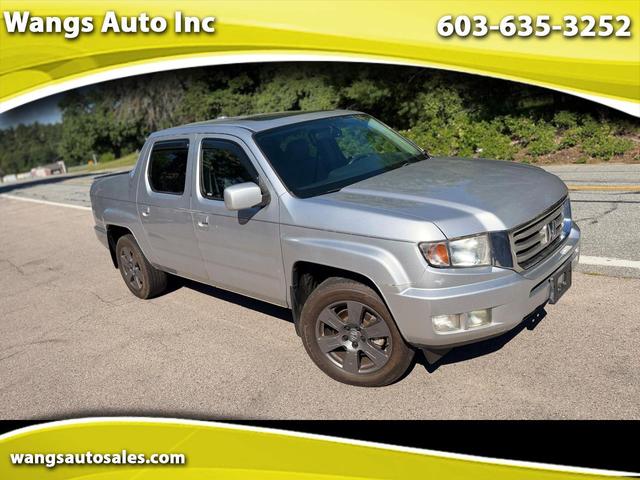 Gray 2014 Honda Ridgeline RTL Pickup Truck Four-Wheel Drive 4-Speed Automatic