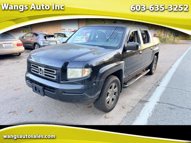 Black 2006 Honda Ridgeline Pickup Truck All-Wheel Drive 4-Speed Automatic