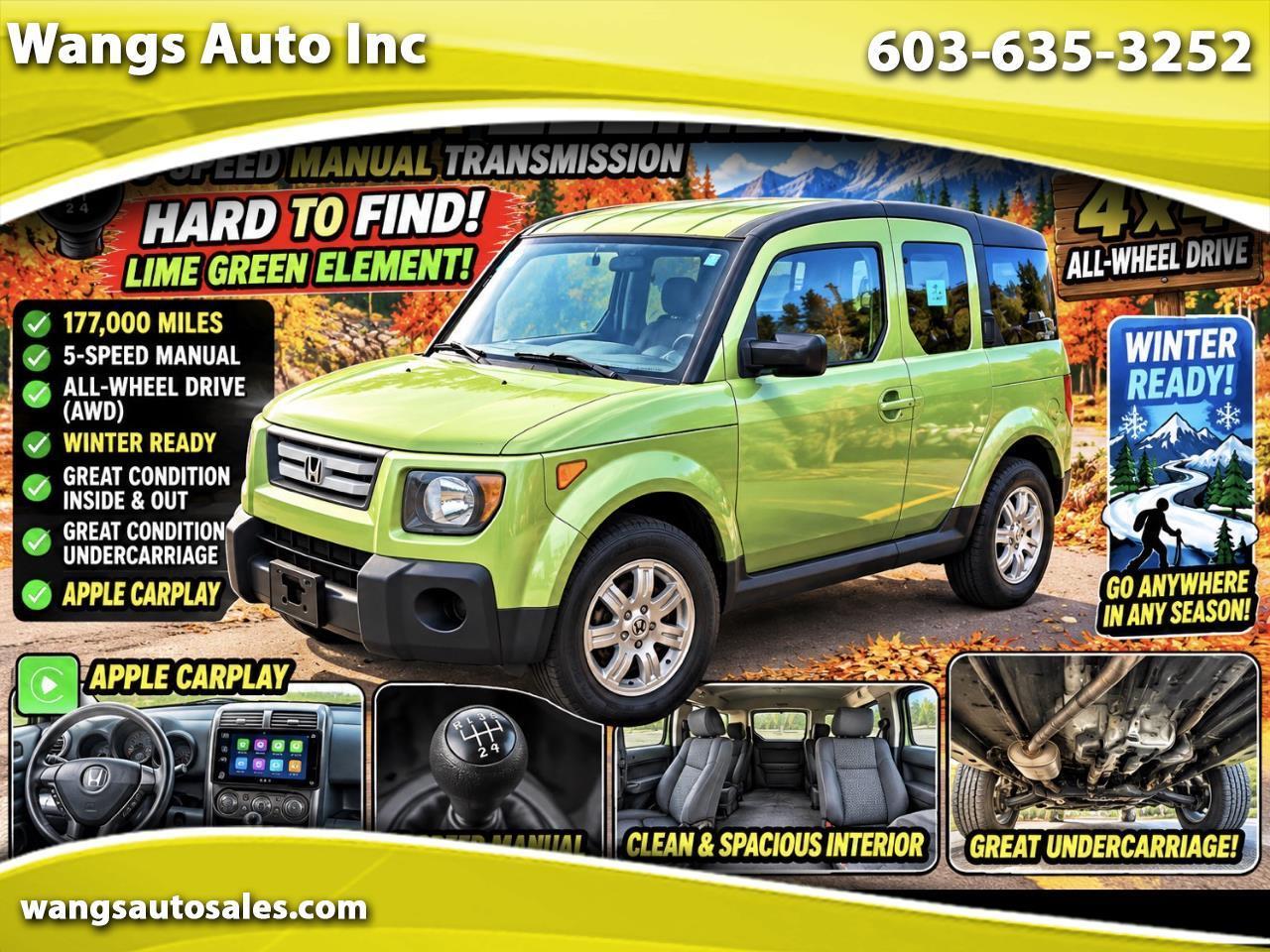 2008 Honda Element 4WD 5dr Man EX