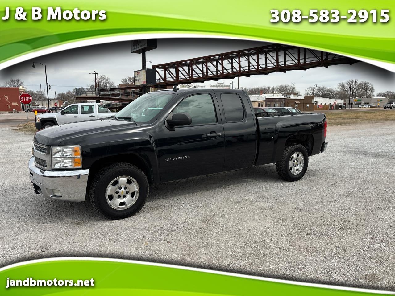 2012 Chevrolet Silverado 1500 4WD Ext Cab 143.5" LT