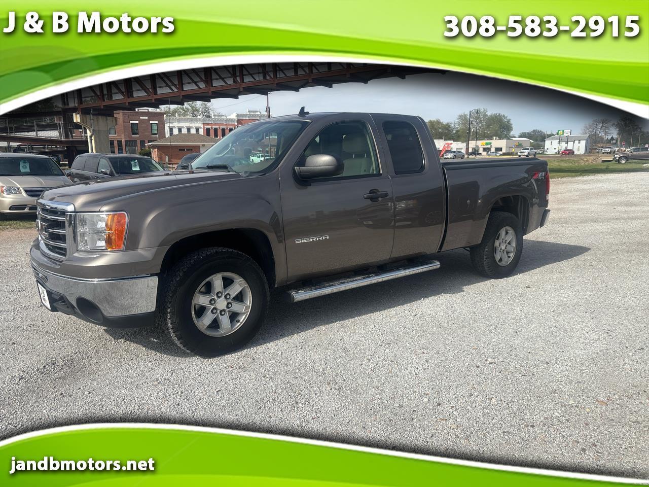 2012 GMC Sierra 1500 4WD Ext Cab 143.5" SLE