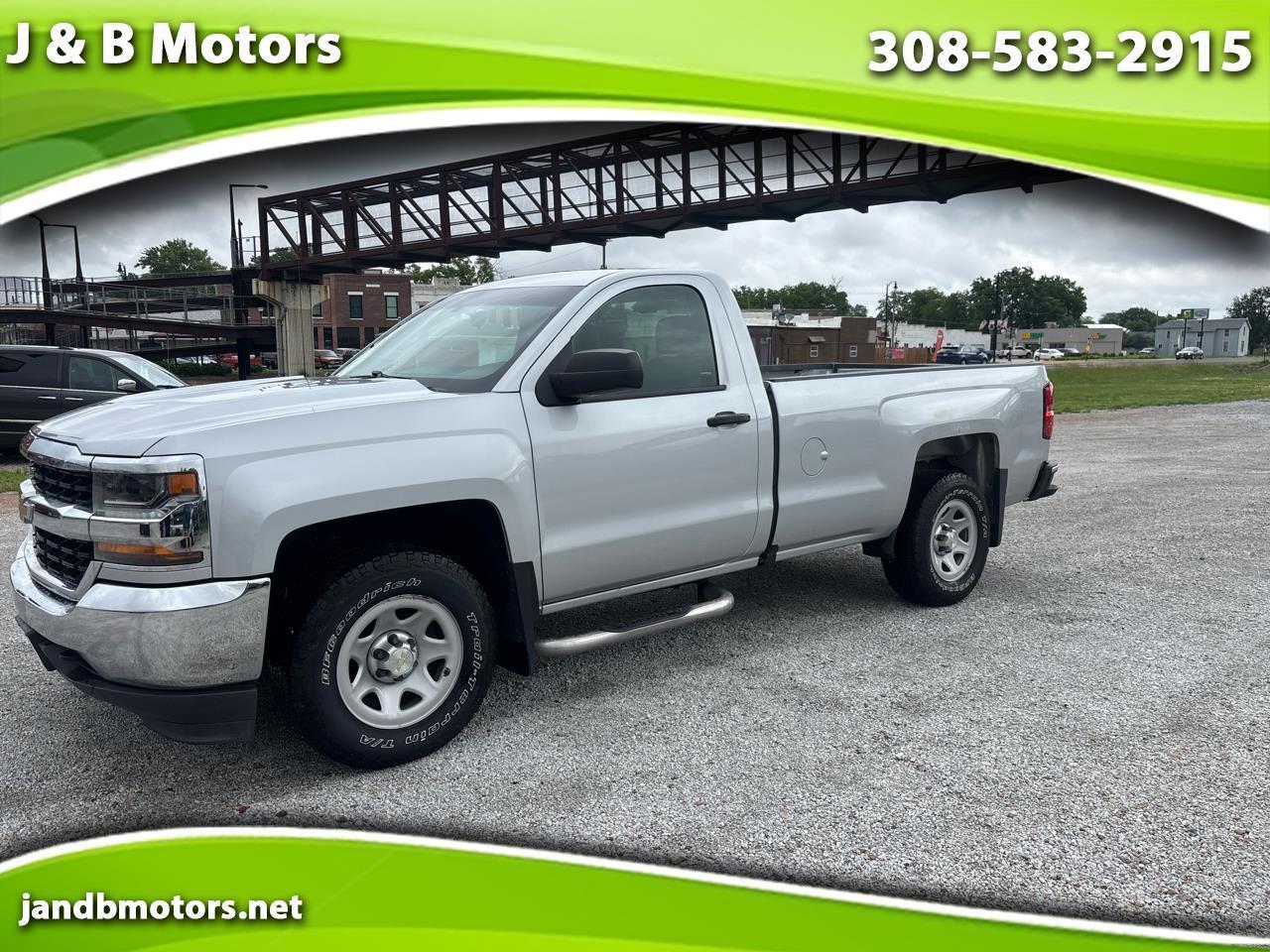 2017 Chevrolet Silverado 1500 4WD Reg Cab 133.0" Work Truck