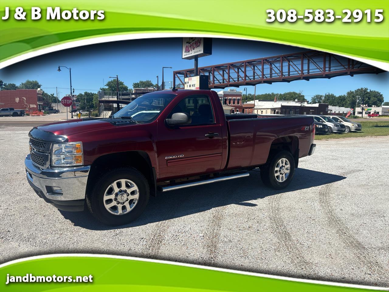 2013 Chevrolet Silverado 2500HD 4WD Reg Cab 133.7" LT