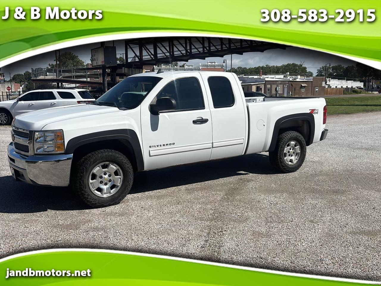 2012 Chevrolet Silverado 1500 4WD Ext Cab 143.5" LT
