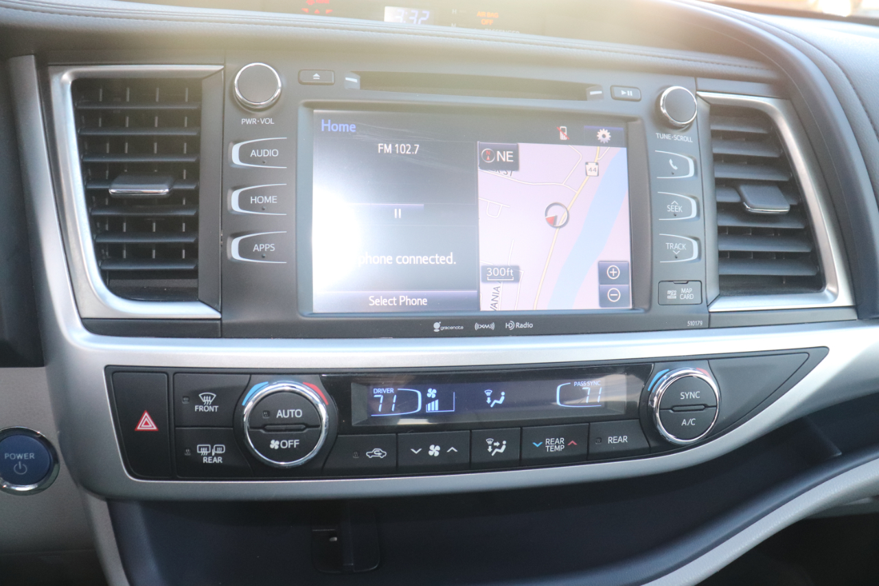 Toyota Highlander Hybrid XLE V6 AWD (Natl) 2018