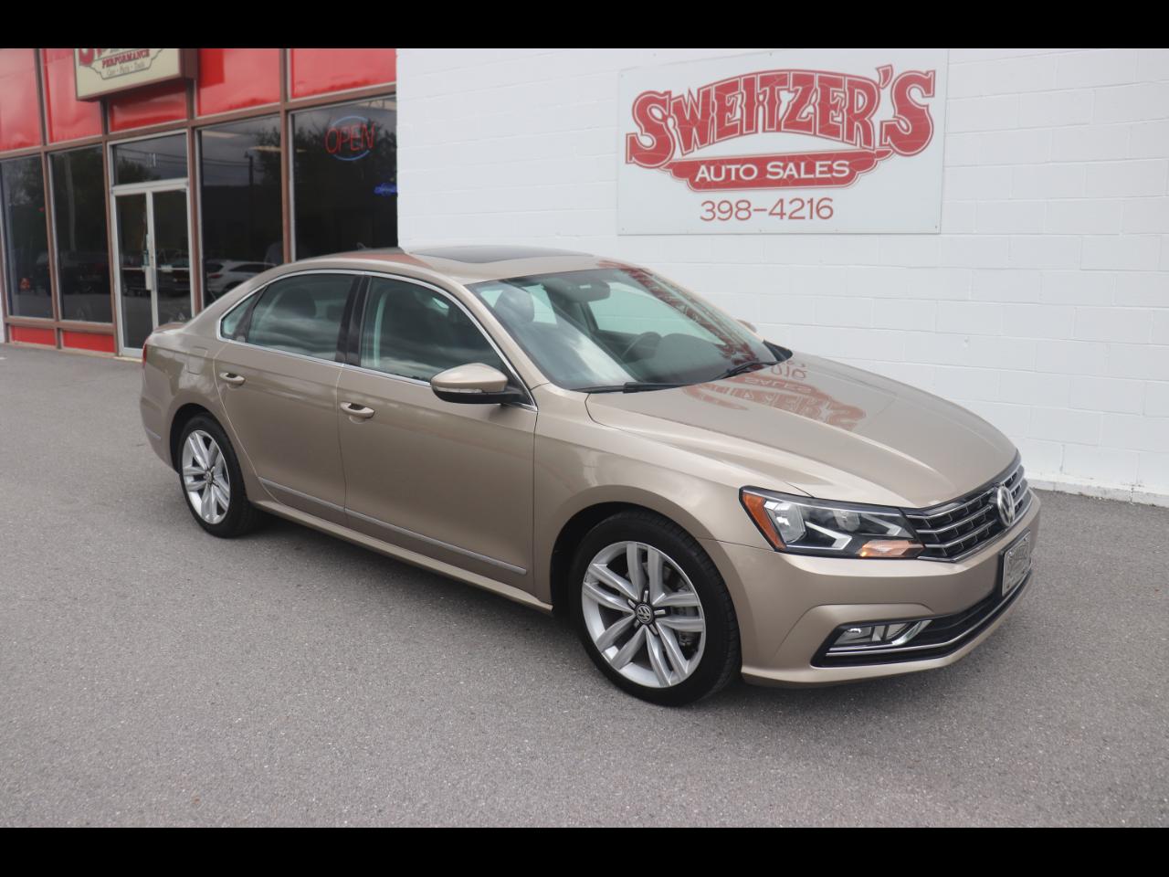 Volkswagen Passat 4dr Sdn 1.8T Auto SEL PZEV 2016