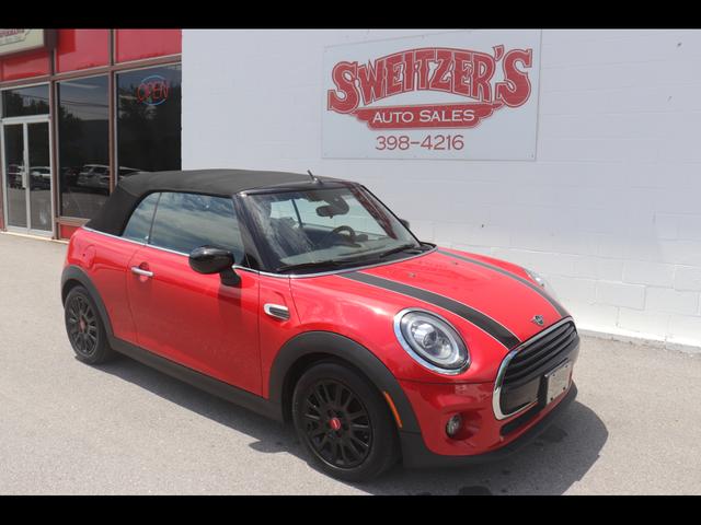 Red 2021 MINI Cooper Convertible FWD Convertible Front-Wheel Drive 6-Speed Manual