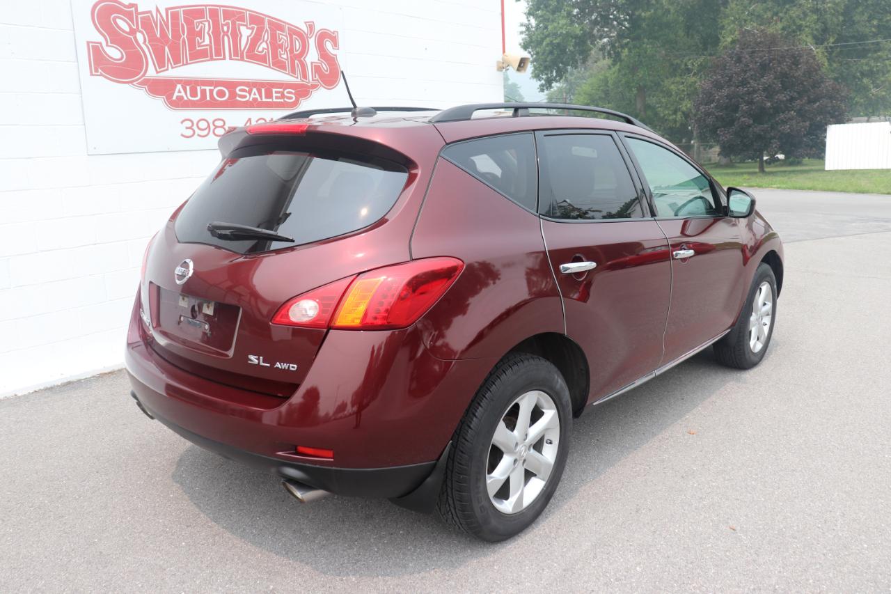 Nissan Murano AWD 4dr SL 2009