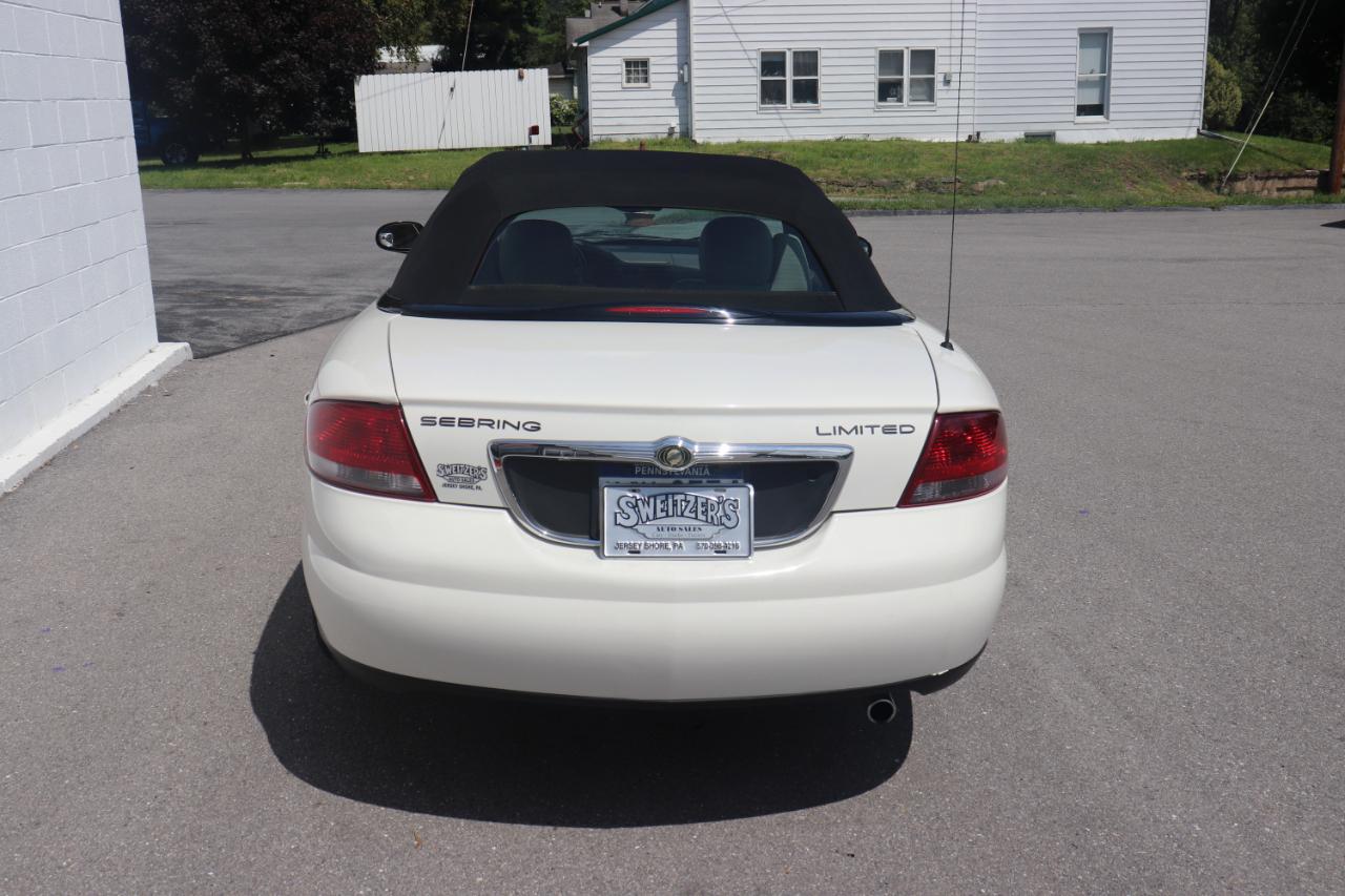 Chrysler Sebring Conv 2dr Limited 2005