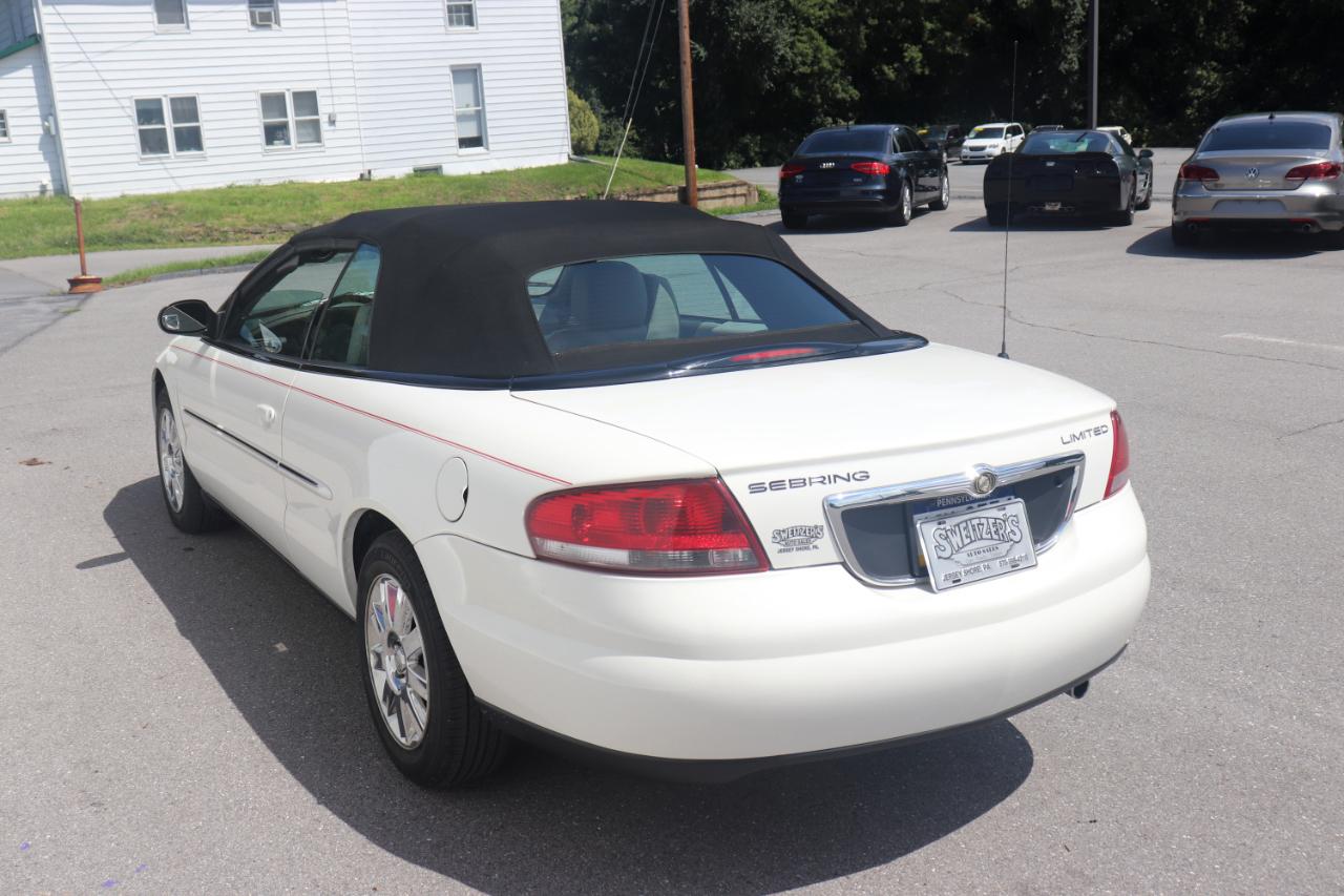 Chrysler Sebring Conv 2dr Limited 2005
