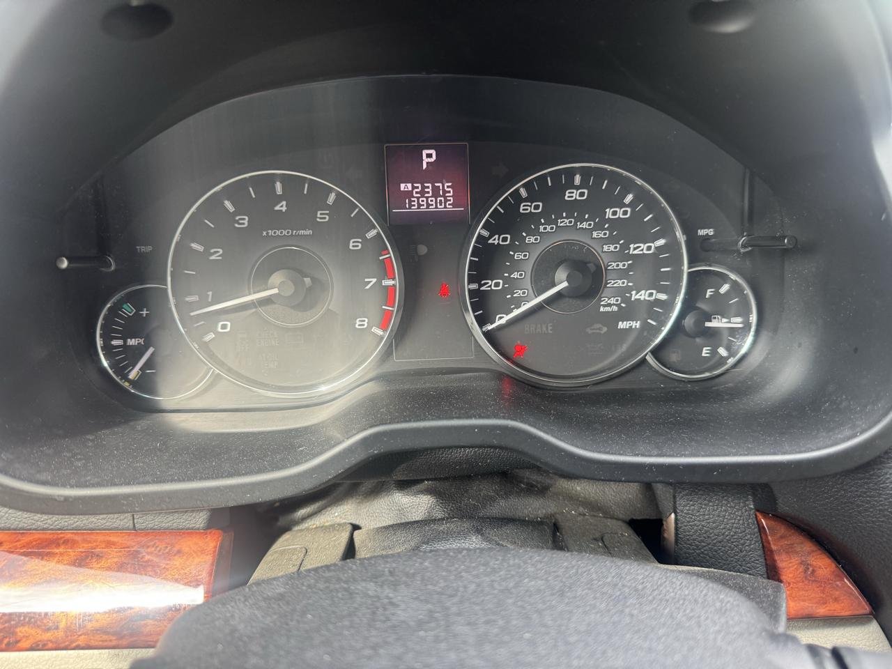 Subaru Legacy Wagon (Natl) Outback 2.5i Ltd Auto 2012
