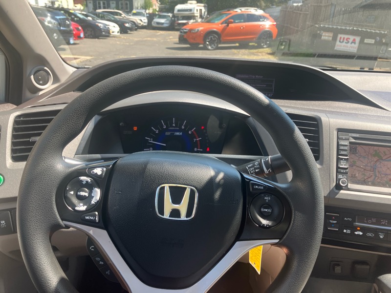 Honda Civic Hybrid CVT AT-PZEV 2012 Honda Civic Hybrid CVT AT-PZEV 2012