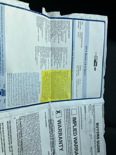 Mazda CX-5 Sport AWD 2014