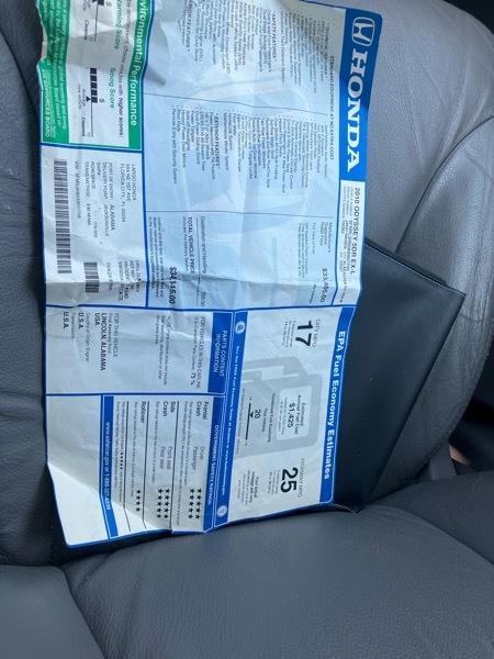 Honda Odyssey EX-L 2010