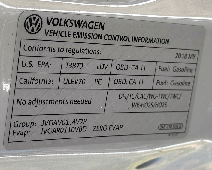 Volkswagen Jetta 1.4T S 6A 2018 Volkswagen Jetta 1.4T S 6A 2018